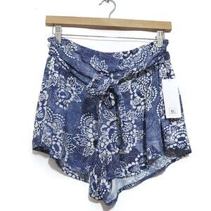 NWT Rip Curl | Coastal Tide Tropical Floral Shorts with Sash Tie